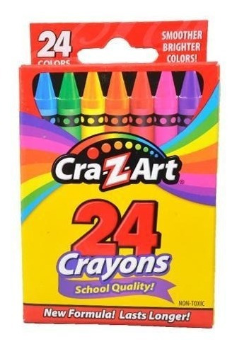 Cra-z-art  24 Piezas Crayones De Cera