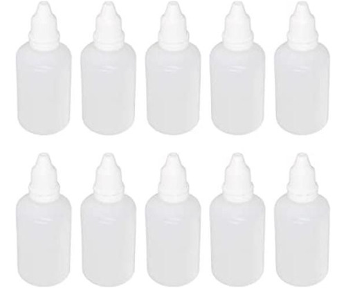 Othmro 10 Botellas De Plástico Pe De 1.7 Onzas Para