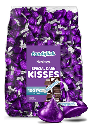 Hershey's Kisses Special Chocolate Negro  1 Libra (aproxima