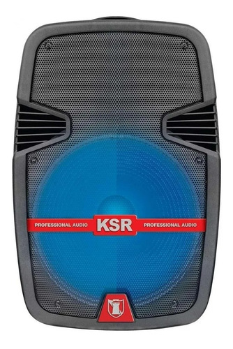 Bocina Kaiser MSA-7816 portátil con bluetooth negra 