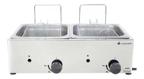 Freidora industrial a gas Venâncio SFG212 9.6L acero inoxidable