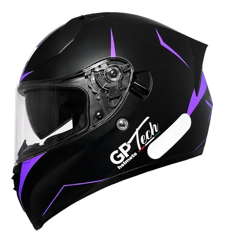 Capacete Feminino Gp Tech V128 City Sv Viseira Solar Fosco