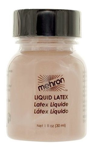 Mehron Makeup Liquid Latex, Carne Ligera (1 Oz)