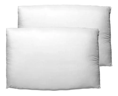 Almohadas 2x1 Blancas Est ndar 45x65 Cm Colchas Concord Color Blanco