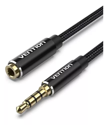 Cable extensión de audio 3.5mm macho a hembra 1.5 metros