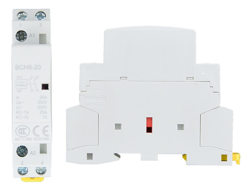 Contactor De Corriente Alterna Doméstico Con Riel Din De 220