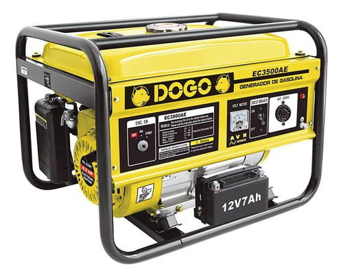 Generador Con Arranque Electrico Nafta Ec6500ae Dogo 5500w 