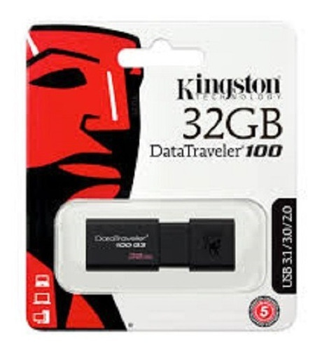 Pen Drive Kingston Datatraveler100 G3 32gb Usb 3,0  (b)