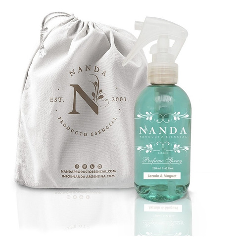 Perfume Spray En Bolsa De Lienzo Jazmín & Muguet - Nanda