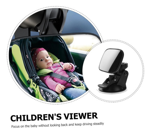 Espejo Retrovisor Para Auto Seguridad Niños Bebé 360° Grados