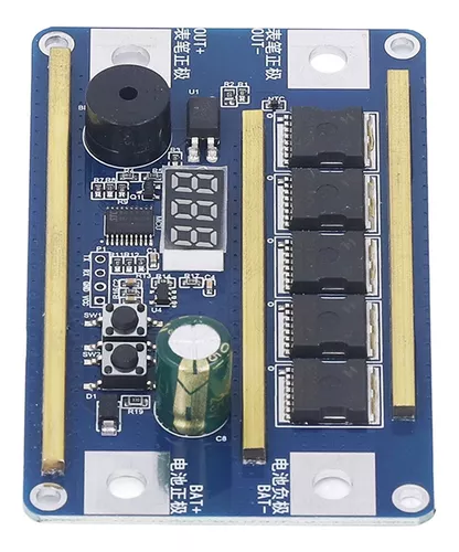 Placa de circuito de soldador por puntos, placa de circuito de máquina de  soldar, PCB DIY, juego de soldador por puntos de almacenamiento de batería