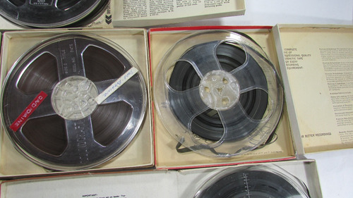 Lote De Seis Audiomagneticos Antiguos Video Coleccionable.