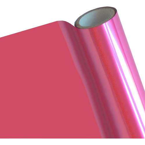 Papel Foil Luminos 12 Color Rosa Matte Liso