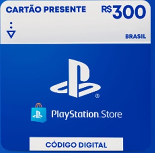 R$300,00 Playstation Store Cartão Presente Digital