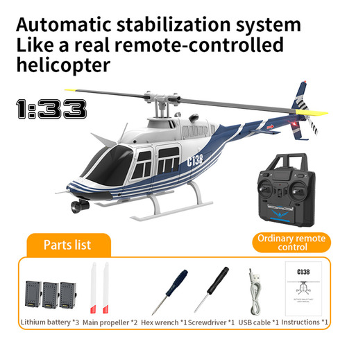 ' Helicóptero Con Control De Giroscopio De 4 Canales Y 2.4