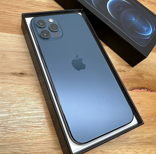 Imagen 5 de 10 de iPhone 12 Pro 256gb Azul Cargador Cable Funda Glass Cuota