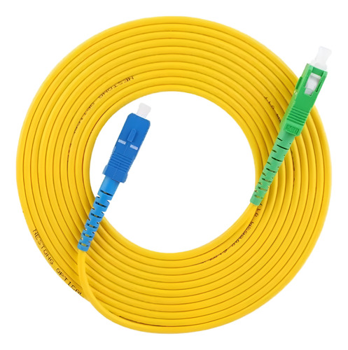 Cable Fibra Optica Patch Cord Sc-apc/ Sc-upc 15 Metros Modem