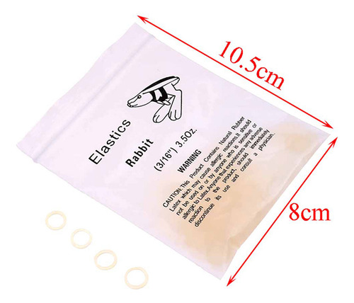 Paquete De 100 Gomas Elásticas Ortho Penguin De 5/16 Pulgada
