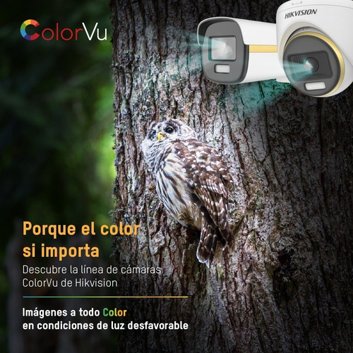 Imagen 5 de 10 de Kit Seguridad Hikvision Dvr 4ch + 4 Camara 2mp Colorvu +disc