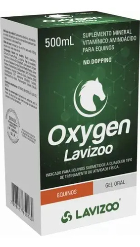 Oxygen Lavizoo 500ml Suplemento Aminoácido Equinos Alto Rendimento