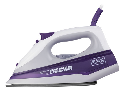 Ferro De Passar Vapor Antiaderente 110v Fx1000 Black Decker