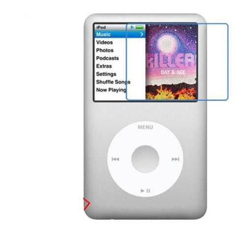 Imagen 1 de 3 de Lamina Protectora iPod Classic 120gb 160gb Pantalla