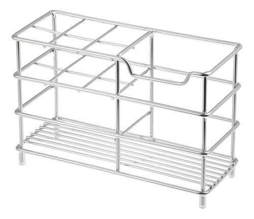 Soporte De Acero Inoxidable Para Cepillo Y Pasta De Dientes