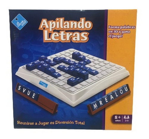 Juego De Mesa Apilando Letras Forma Palabras Ar1 7467 Ellobo