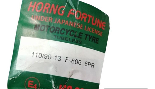 Cubierta Horg Fortune F806 110-90-13 -bmmotopartes