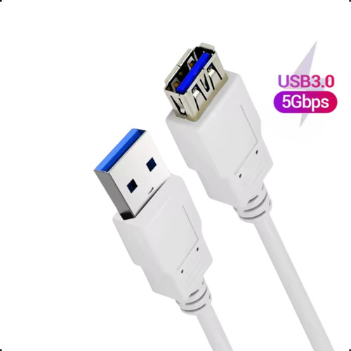 Cabo Extensor Usb 3.0 Macho Para Fêmea Tipo A 5 Gbps 1metro