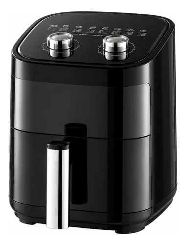 Fritadeira Elétrica Air Fry Elgin 3 Litros 1200w Knob Duplo Preto-220v 220v