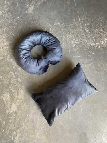 Maca Estofada Com Mocho Pétala, Capa E Almofadas In-9 Decor