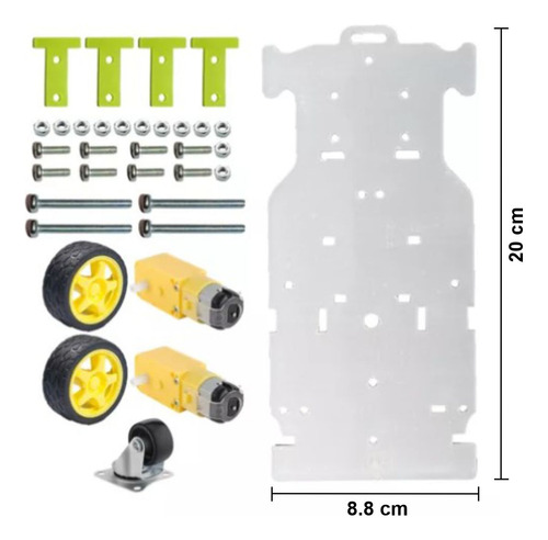 Carrito Para Proyectos. Seguidor De Líneas Y Seguidor De Luz