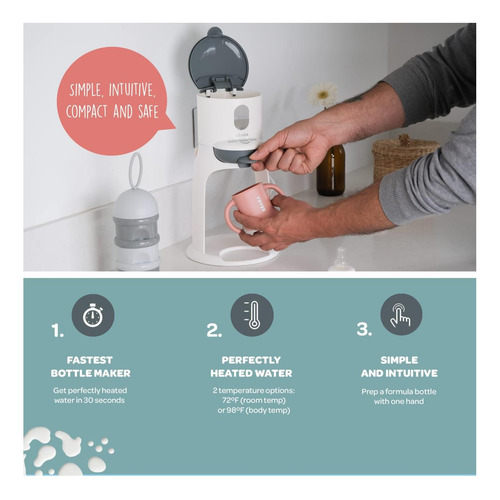Beaba Bibexpresso Agua Rápida Agua, Formula Maker Preps En