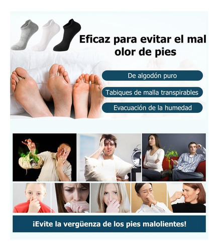 Calcetines De Deporte Para Hombre Y Mujer 6 Pares Tobilleros