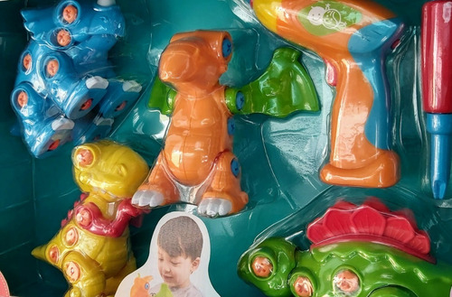 Set De Figuras De Dinosaurios Desarmables Para Niños Playgo