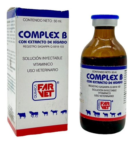 Complejo Complex B Con Estracto De Higado Perros Gatos 50ml 