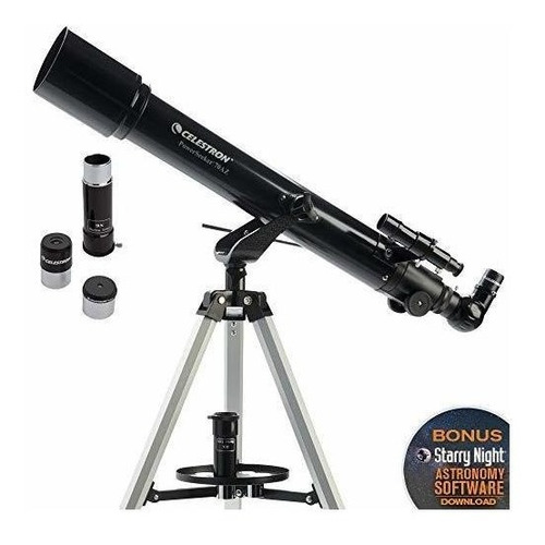 Celestron - Telescopio Powerseeker 70az - Telescopio Manual 