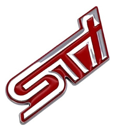 Emblema Logo Para Subaru Sti Metálico Adhesivo 9,2x3.5cm