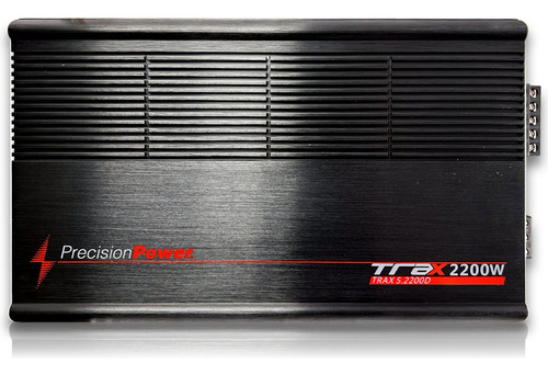 Amplificador Precision Power Trax5.2200 5 Ch Clase D 2200w Color Negro