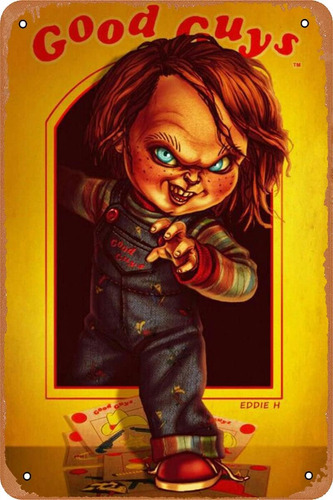 Skotulirro Childs Horror Movie Play-poster, Chucky