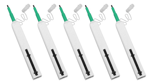 Lápiz Limpiador Para Conectores De Fibra Óptica, 5 Unidades