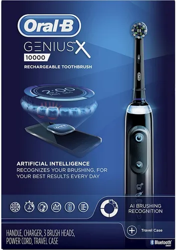 Cepillo Eléctrico Oral-b Genius X 10000 Negro A Pedido