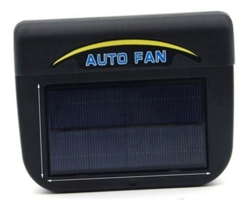 Imagem 1 de 4 de Ar Automotivo Solar Ventilador Refrigerador Para Carro S/fio