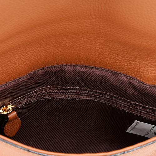 Cartera Mariart Natalia Caramel Clutch de piel para mujer
