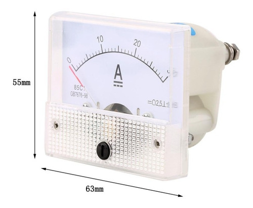Sensor Corriente Analogo 85c1 Amperimetro Gb7676-98 56x64mm