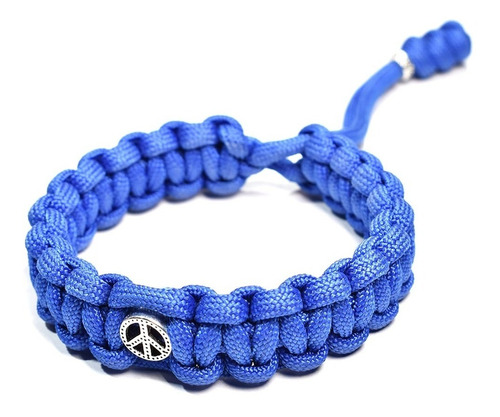 Pulsera Nautica Paracord Militar Supervivencia Simbolo Paz