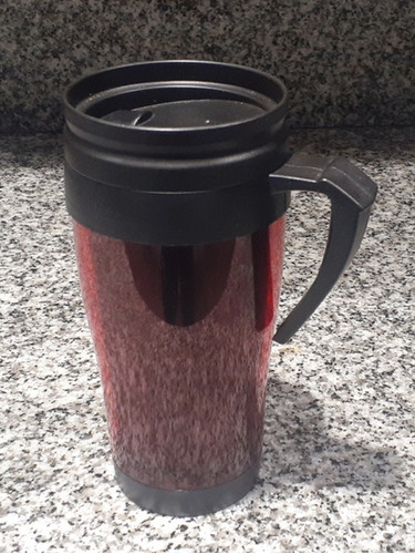 Vaso Jarro Térmico Acrílico Con Manija Capacidad 400ml. 