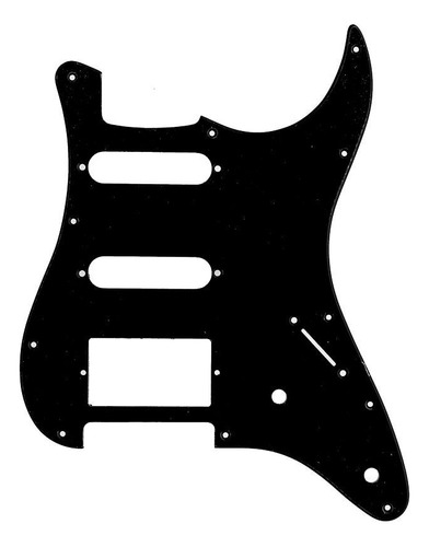 Escudo Para Guitarra 62 Jpn Strat Hss Preto Spirit 211-bk