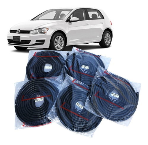 Burletes Para 4 Puertas + Baul Vw Golf 2015 + (+regalo!)